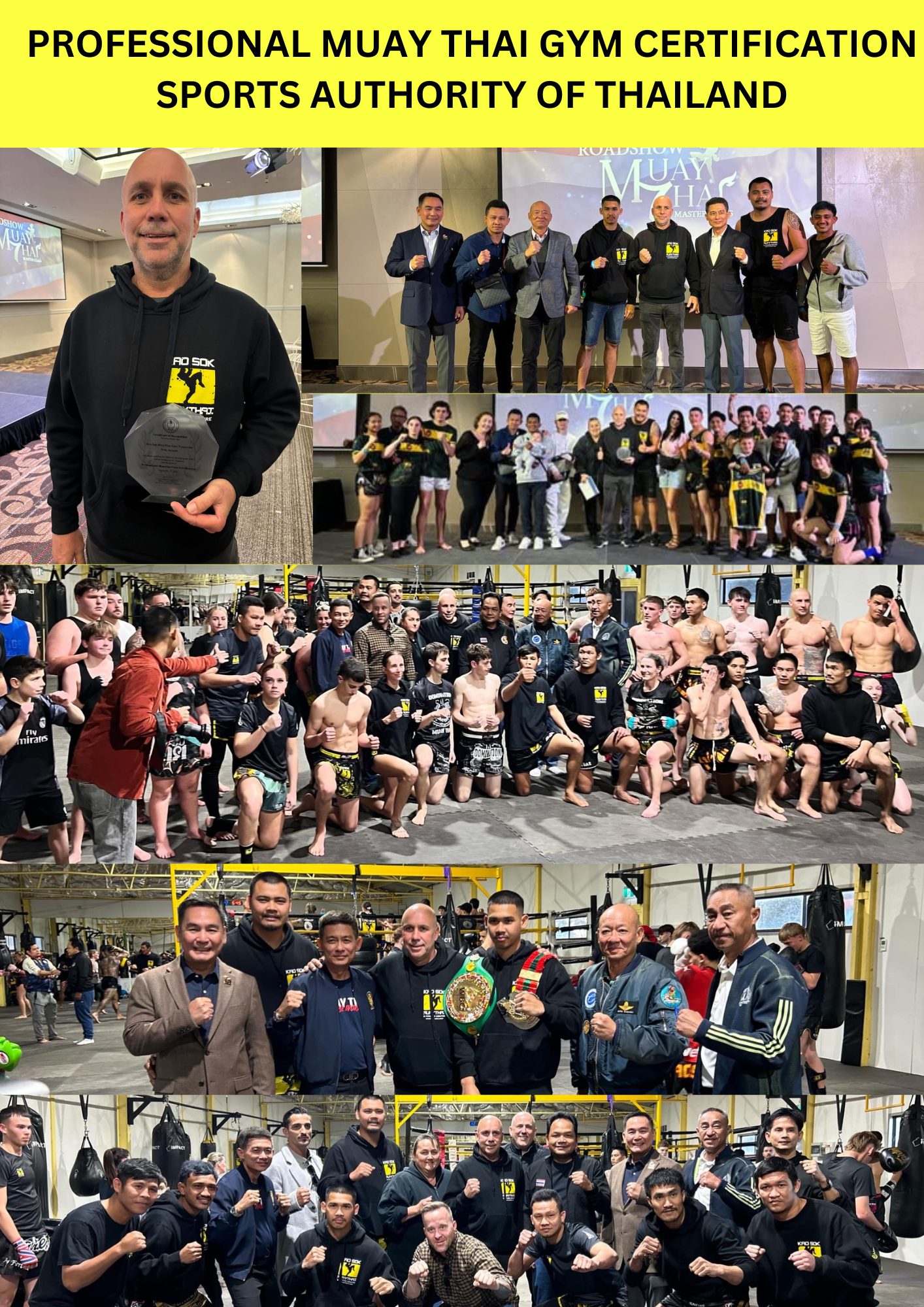 Sports Authority of Thailand certification